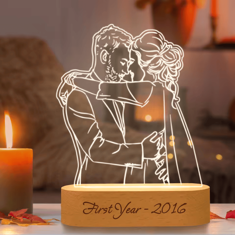 Personalized Valentines Day Gift Photo 3D